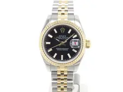 ROLEX 179173 DATEJUST F# YG BEZEL YG SS #002