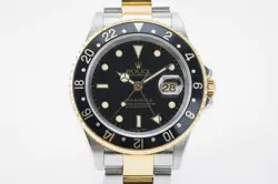 ROLEX GMT MASTER II 16713 STEEL & GOLD | FULL SET | 2004 | ORIGINAL RECEIPT