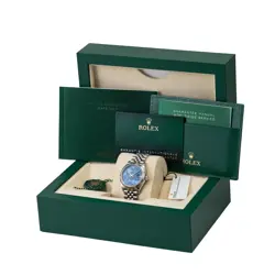 Rolex Datejust 31 278274 -2024 Full Set - Blue Floral Motif Diamond Dial