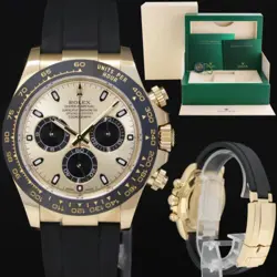 2022 MINT ROLEX DAYTONA 116518LN YELLOW GOLD PIKACHU CERAMIC WATCH BOX
