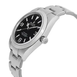 Rolex Explorer 39 Steel Black Dial Automatic Mens Automatic Watch 214270
