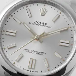 ROLEX OYSTER PERPETUAL 41 124300 SILVER RANDOM NUMBER SECOND HAND MENS