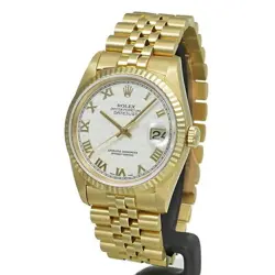 USED ROLEX Datejust 16238 Ivory Automatic Case: 36mm×36mm Men's Watch #11121