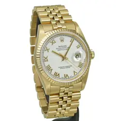 USED ROLEX Datejust 16238 Ivory Automatic Case: 36mm×36mm Men's Watch #11121