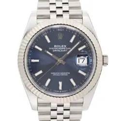 ROLEX DATEJUST 41 126334 BLUE JUBILEE WARRANTY 2019
