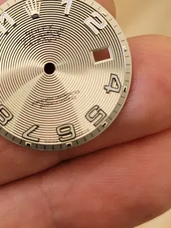 100% Original Rolex 36 mm Silver Concentric Arabic Dial, a beauty, a must have !