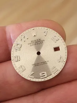 100% Original Rolex 36 mm Silver Concentric Arabic Dial, a beauty, a must have !