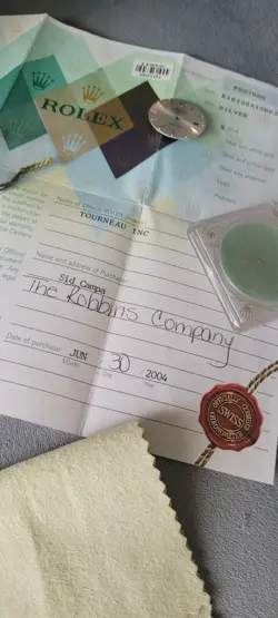 OF BOX CERTIFCATE