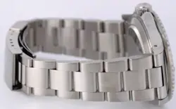 VINTAGE Rolex Submariner Date Steel Black Matte 40mm Pumpkin Patina 16800 Watch