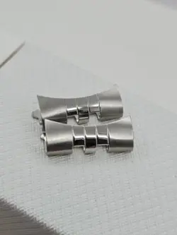 ROLEX END LINKS  555 B , STAINLESS STEEL, NEW 20MM