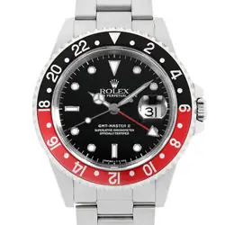ROLEX GMT MASTER II 16710 BLACK U NUMBER SECOND HAND MENS