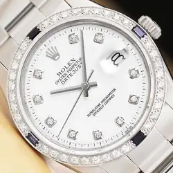 DATEJUST WHITE 18K