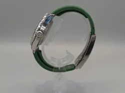 Rolex Submariner 16610 “Kermit” MOD Green Men’s Stainless Steel Watch!!