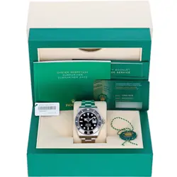 2024 ROLEX SUBMARINER DATE 126610LN SILVER OYSTER BRACELET WITH BLACK BEZEL