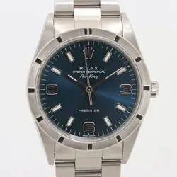 ROLEX AIR-KING 14010M SS AT BLUE-FACE