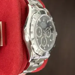 Rolex Daytona Steel , 116520 Rare P serial, with box and Rolex service paper