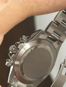 Rolex Daytona Steel , 116520 Rare P serial, with box and Rolex service paper