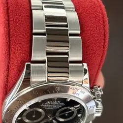 Rolex Daytona Steel , 116520 Rare P serial, with box and Rolex service paper