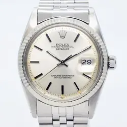 ROLEX 1601 OYSTER PERPETUAL DATEJUST AUTOMATIC 36MM WATCH
