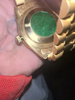 ROLEX DAY-DATE 118238 GOLD PRESIDENT BRACELET WITH GOLD BEZEL