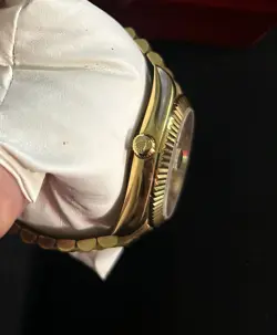 ROLEX DAY-DATE 118238 GOLD PRESIDENT BRACELET WITH GOLD BEZEL