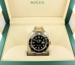 2023 ROLEX SEA-DWELLER 126603 BLACK DIAL TT 18KT OYSTER NO PAPERS 43MM