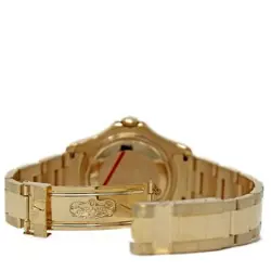 Rolex 68628 Yacht-Master 35mm Yellow Gold Mother of Pearl 2YEAR WARRANTY #2193-1