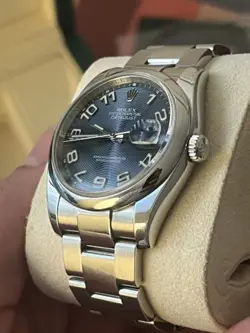 ROLEX DATEJUST 36 BLUE CONCENTRIC