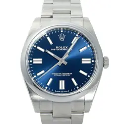 USED ROLEX OYSTER PERPETUAL 124300 BLUE CASE: 41.0×41.0MM MEN'S WATCH #112335