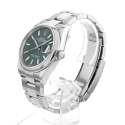 ROLEX DATEJUST 36 126200 MINT GREEN 3 ROW OYSTER BRACELET RANDOM NUMBER SECO...