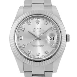DIAMOND 116334G SILVER