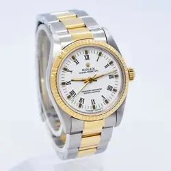 Rolex 67513 Gold & S/S Automatic Midsize 31mm Watch W/Cert