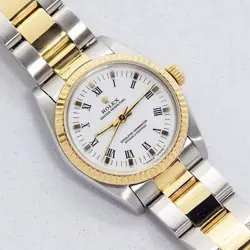 Rolex 67513 Gold & S/S Automatic Midsize 31mm Watch W/Cert