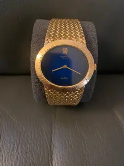 ROLEX CELLINI 18K GOLD WATCH MENS