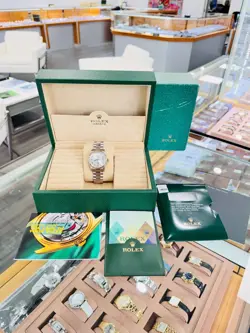 Rolex President Day Date 36mm 118239 Silver Roman Dial 18k White Gold Watch 2001