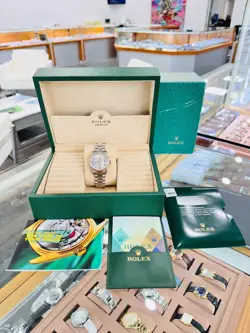 Rolex President Day Date 36mm 118239 Silver Roman Dial 18k White Gold Watch 2001