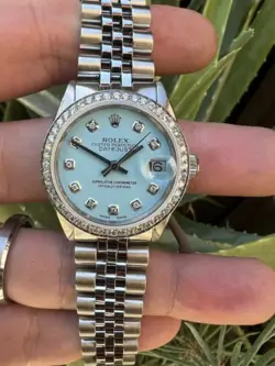 MIDSIZE DATEJUST TURQUOISE
