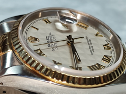 VERY BEAUTIFUL ROLEX 16233 WITH RARE IVORY PYRAMID DIAL, FULLY SERVISED !!!