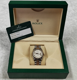 VERY BEAUTIFUL ROLEX 16233 WITH RARE IVORY PYRAMID DIAL, FULLY SERVISED !!!