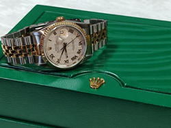 VERY BEAUTIFUL ROLEX 16233 WITH RARE IVORY PYRAMID DIAL, FULLY SERVISED !!!