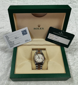 VERY BEAUTIFUL ROLEX 16233 WITH RARE IVORY PYRAMID DIAL, FULLY SERVISED !!!