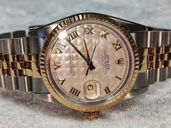 VERY BEAUTIFUL ROLEX 16233 WITH RARE IVORY PYRAMID DIAL, FULLY SERVISED !!!