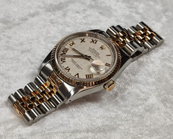 VERY BEAUTIFUL ROLEX 16233 WITH RARE IVORY PYRAMID DIAL, FULLY SERVISED !!!