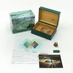 ROLEX EXPLORER II 16570 BLACK F NUMBER SECOND HAND MENS