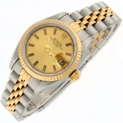 18K/SS SAPPHIRE CRYSTAL
