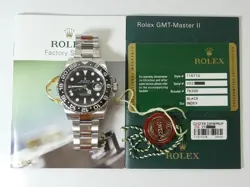Rolex SS GMT Master II ceramic 116710 116710LN Oyster band with box/card