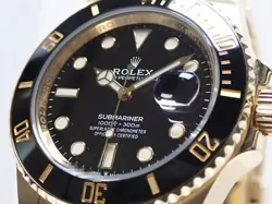 rolex Submariner Date Black 18KYG 126618LN watch men TO171796