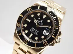 rolex Submariner Date Black 18KYG 126618LN watch men TO171796