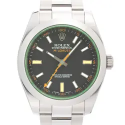 ROLEX MILGAUSS 116400GV BLACK WARRANTY 2011 BOX/PAPER SN/#V