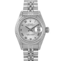 ROLEX DATEJUST 26MM 79174 SILVER ROMAN DIAL JUBILEE AUTOMATIC LADIES WATCH